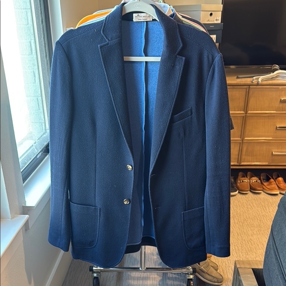 Peter Millar Blue Sport Coat Classic Tailored Blazer